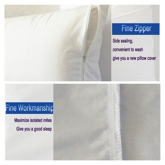 2 包防尘螨、细菌防水拉链枕套